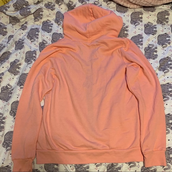 *SOLD* NWT Aviator Nation 5 Stripe Hoodie Blush - Picture 7 of 8